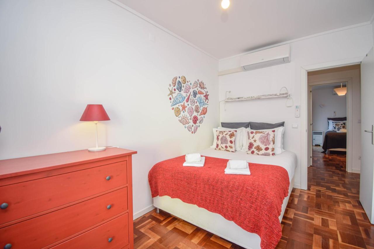Central Family Apartment - 60 M From The Beach كاسكايس المظهر الخارجي الصورة